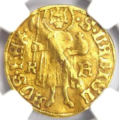 1387-1437 Hungary Gold Sigismund Goldgulden 1GG - Certified NGC VF Details • $1296.75