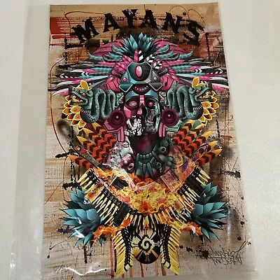 Marka27  Mayans  Limited Edition 8 X 12 PRINT • $75