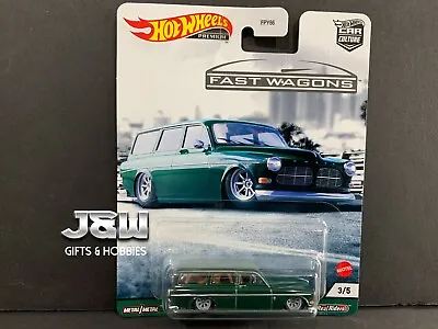 Hot Wheels Volvo P220 Amazon Estate Fast Wagons FPY86-957B 1/64 • $7.99