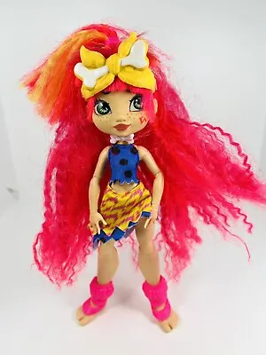 £8.71 • Buy Mattel Cave Club Emberly Prehistoric Articulated Doll 8  Pink Hair + Outfit