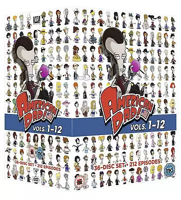 American Dad Complete Volume 1-12 Collection 36 Disc Dvd Box Set  New&sealed  • $119.98