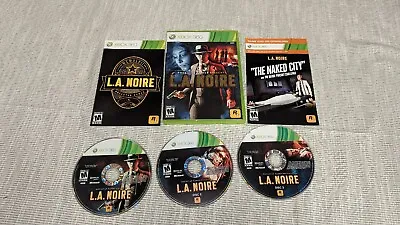 L.A. Noir (MICROSOFT Xbox 360) COMPLETE CIB With MANUAL 3 DISCS Tested Working  • $11.76