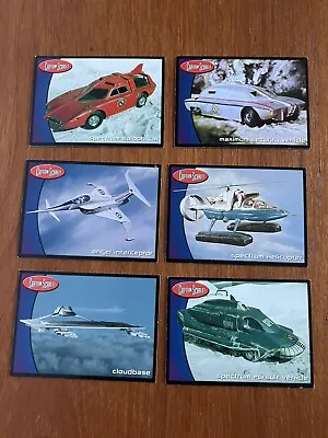 Captain Scarlet Trading Cards - Carlton Cards Inc 2001 (6x Vehicles)) Near Mint • £3