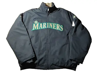 Majestic Seattle Mariners Jacket Large Therma Base Authentic Collection MLB • $84