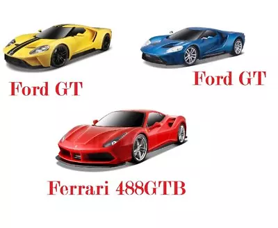 Large New Maisto Tech RC Cars |Ferrari 488GTB| Ford GT | 54CM Long • $99.99