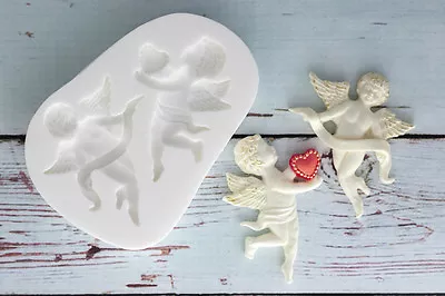 £8.50 • Buy Silicone Mould, Cherubs, Angels, Valentine, Wedding,  Ellam Sugarcraft M171