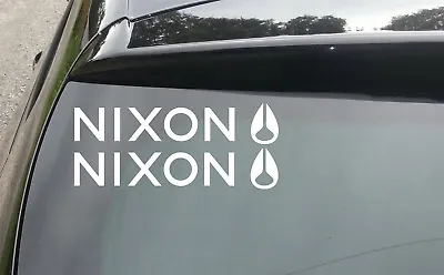 £2.39 • Buy 2x NIXON SURF Funny Car/Window JDM VW EURO Vinyl Decal Sticker