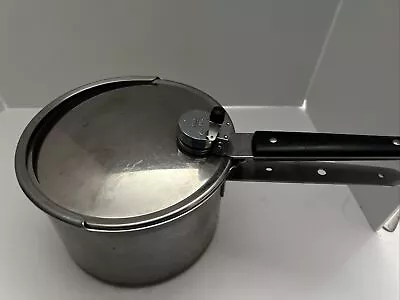 Revere Ware 4 Qt Copper Clad Pressure Cooker Stainless Steel Vintage  • $39.99