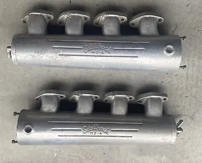 Edelbrock M2-4 Marine Headers  Logs Exhaust Manifolds “some Weld Repairs” • $225