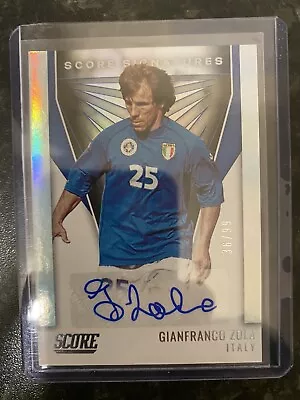 £61 • Buy Gianfranco Zola /99 Italy Score Signatures Auto 21/22