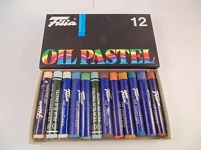 FILIA OIL PASTELS 12 ASSORTED (Different Colours ) Selection 3 • £3.99