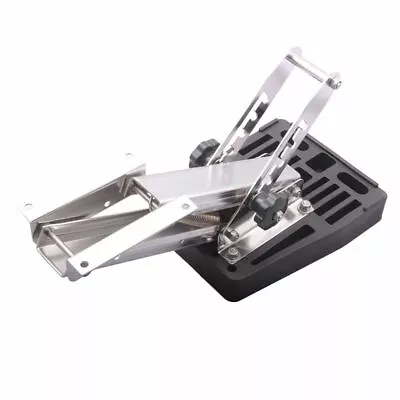 Marine Stainless Steel Boat Outboard Motor Bracket Black Base Auxiliary 20HP  • $149.25