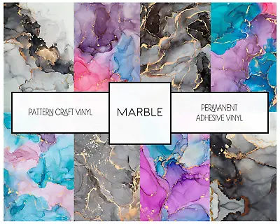 $3.05 • Buy Marble Craft Vinyl Oracal 651 Ombre Pattern Adhesive Vinyl | FREE SHIPPING $20+