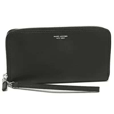 [Marc Jacobs] THE LEATHER SLIM 84 SLG CONTINENTAL WALLET S171L03FA22 001 BLACK • $262.07