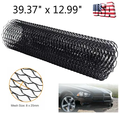 40 X13  Universal Black Car Grille Mesh Net Sheet Aluminum Auto Grill (8mmx25mm) • $18.62