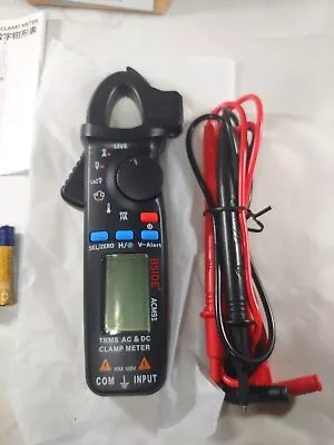 Mini AC/DC Digital Clamp On Meter By BSIDE  Auto Ranging 6000 Count Model# ACM91 • $48.88