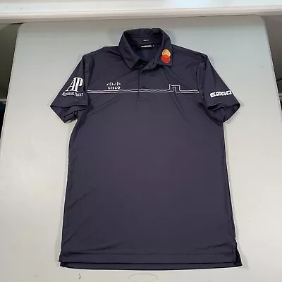 Men’s J. Lindeberg Victor Hovland Polo Shirt Sz M Mastercard Cisco • $102.53