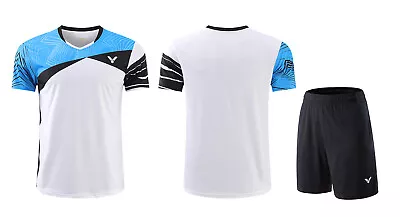 VICTOR Adult Kid Sports Suit Tennis Table Badminton Clothes Set T Shirts+shorts • $32