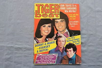 1976 August Tiger Beat Magazine - Donny & Marie Osmond Cover - St 1007a • £36.19