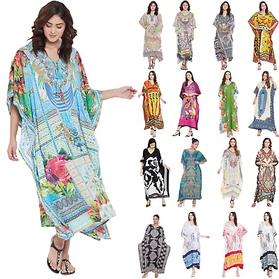 Kaftan Dress Caftan Beach Cover Boho Gown Hippie Beach Women African Plus Size • $13.99