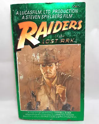 Raiders Of The Lost Ark Cambell Black P/B 1981 1st UK Edition • $19