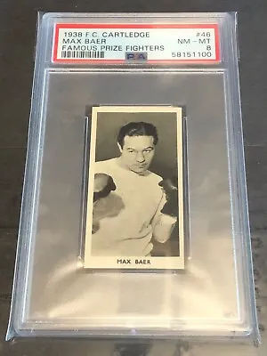 $1.04 • Buy 1938 F.C. Cartledge Famous Prize Fighters Max Baer #46 PSA 8 HWC