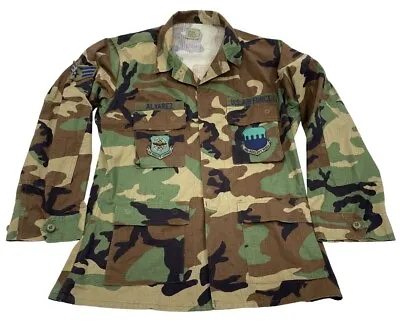 Woodland Camouflage Camo Army Hunting Lightweight Jacket Men's Medium Regular • $14.30
