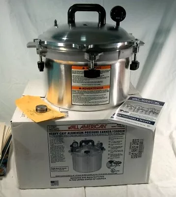 All American 15.5 Qt 915 Cast Aluminum Pressure Cooker/Canner In Original Box • $178.50