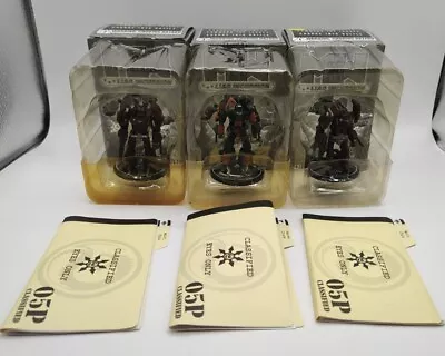 Mechwarrior Liao Incursion Limited Edition Collectible Figure Lot Of 3 2003 • $34.99