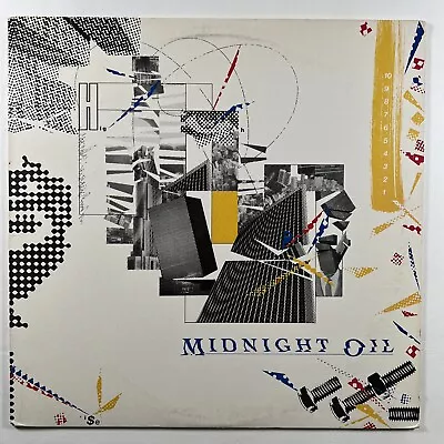Midnight Oil “10 9 8 7 6 5 4 3 2 1” LP/Columbia BFC 38996 (EX) 1983 • $22.32