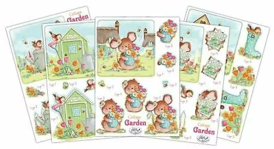 Cottage Garden Decoupage Set 10 Sheet Pack Option Of Coordinating 6x6  Paper Pad • £3.99