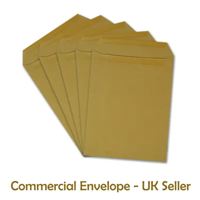 C4 DL C5 PLAIN Manilla Self Seal Envelopes 10 50 20 50 100 250 500 1000 • £6.95