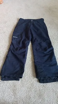MARMOT Men's Size Medium Ski Snowboarding Pants Black Gore-Tex Mesh Lined M • $42.99