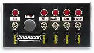 Moroso 74131 4  X 7-3/4  Drag Race 5-Switch Panel • $146.99