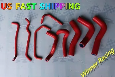 For Mazda MX-5 Miata NA BP-4W 1.8L MK1 94-97 RED Silicone Radiator&Heater Hose • $56