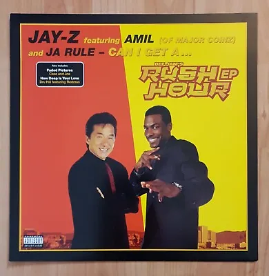 £4.95 • Buy Jay Z Featuring Amil & Ja Rule Can I Get A.... Promo 12”x12” Poster