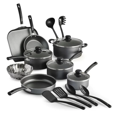 $45 • Buy 18 Piece Cookware Set Pots & Pans Kitchen Non Stick Home Cooking Pot Pan