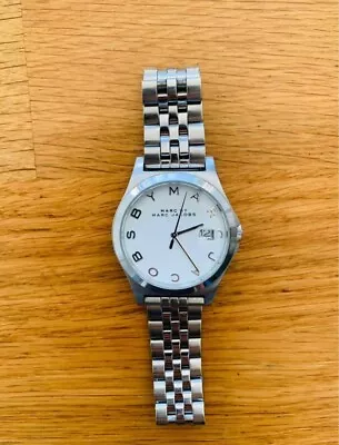 Silver And White Stainless Steel Marc By Marc Jacobs Womens Watch • $35