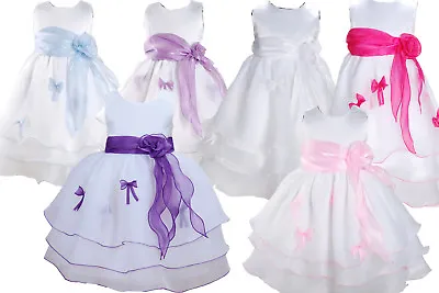 £16.98 • Buy Baby Party Dress Christening Dress Flower Girl Dress 0 3 6 9 12 18 24 Months