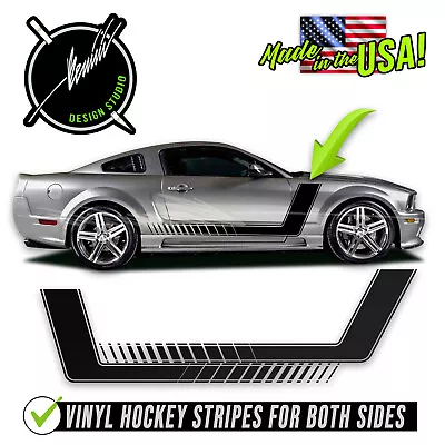 Ford Mustang Side Hockey Stripe Graphics 2 FITS 2005 2006 2007 2008 2009 • $59.99