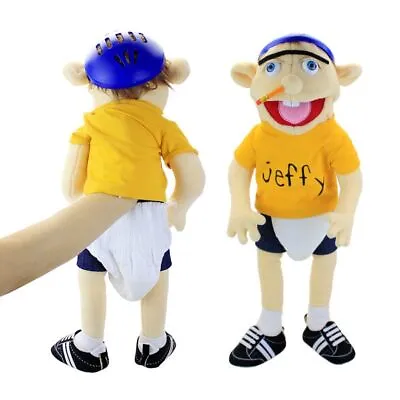 60cm Jeffy Hat Hand Puppet Jeffy Plush Cosplay Toy Game Stuffed Doll Kids Gifts • £16.40