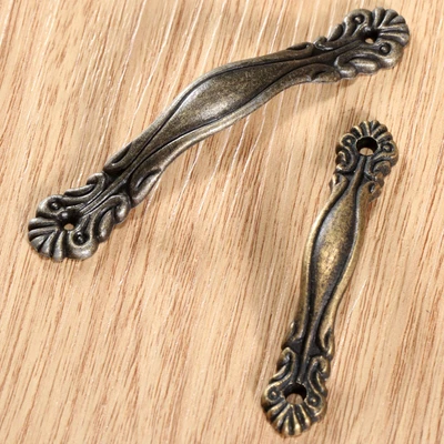 $4.35 • Buy Antique Bronze Door Pull Handle Drawer Cabinet Furniture Wardrobe Knobs Hardware