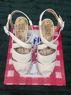 Miss L Fire White Joan Wedges UK 5  • £65