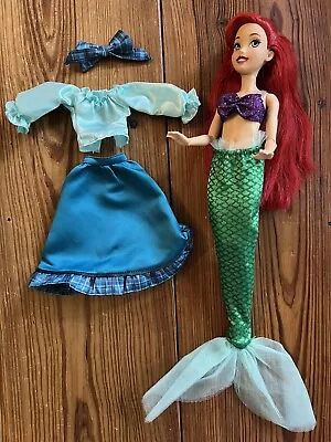 Mattel Disney 100 Retro Reimagined Ariel Little Mermaid OOAK Fins & Land Outfit  • $13.99