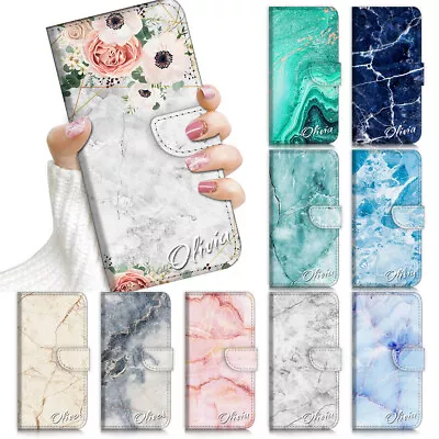 $13.99 • Buy Personalised Name Flip Wallet Case Cover For IPhone 15 14 13 12 11 Plus Pro Max