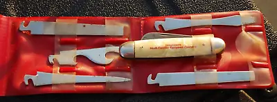 Vintage Imperial Kit Pearlized Handle Knife W 5 Tools North Carolina Equipment • $19