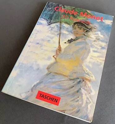 Claude Monet POSTCARD BOOK 30 Postcards Pack TASCHEN Unused AS NEW Free Post • £6.99