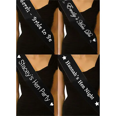 Personalised Birthday Sash Sashes Any Age 18th 21st 30th 40th 50th 60th 70th • £4.99