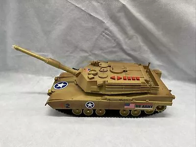 Vintage 1993 Toy State Industrial US Army Tank W/ Sounds Lights & Movement • $24.99