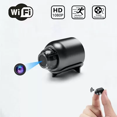 $29.25 • Buy Mini Spy Camera WiFi HD 1080P Hidden IP Night Vision Camcorder Home Security Cam